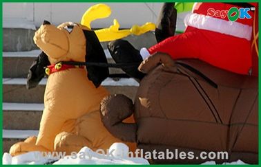 옥스포드 개, 피복 또는 PVC를 가진 선전용 팽창식 크리스마스 훈장