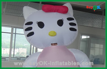 생일 파티에 맞춤 장식 분홍색 고양이 팽창 만화 캐릭터
