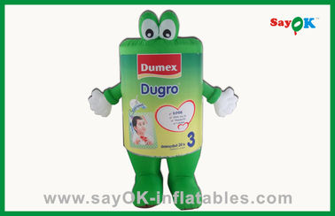 녹색 휴대용 팽창식 만화 인물 주문 광고 Inflatables