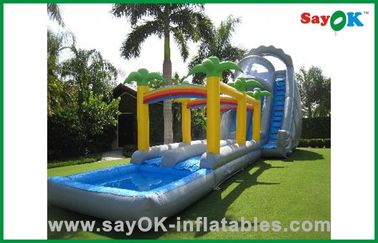 Slip N Slide Commercial Kids Air Jumping Castle 수영장과 함께 방수