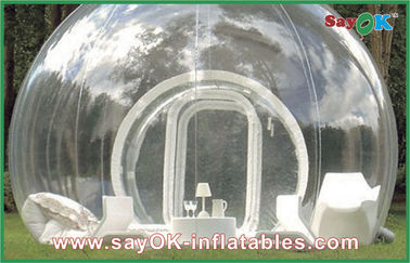 휴대용 옥외 팽창식 거품 천막 주문 거대한 투명한 잔디밭 천막