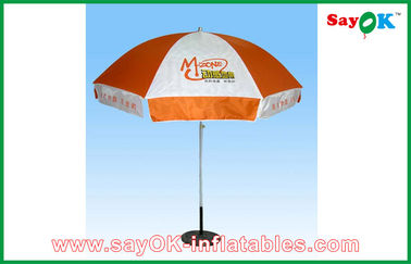 작은 팝업 캐노피 텐트 광고 폴리에스테르 양산 파라솔 여름 원형 태양 정원 파라솔
