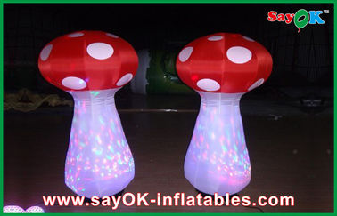 팽창식 버섯 훈장 주문 광고 Inflatables를 점화하는 LED