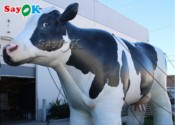 파는 만화 캐릭터 PVC 텐포인 생화 붓는 우유 소 농장 장식용