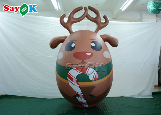 10피트 크리스마스 장식 야외 공기 풍선 엘크 와피티 사슴 마스코트 만화