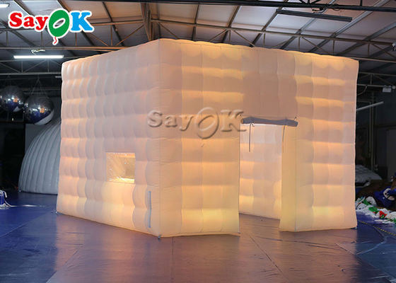 맞춤형 팽창 텐트 대형 휴대용 야외 이벤트 Led 라이트와 함께 팽창 큐브 텐트