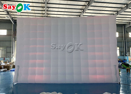 펌플 큐브 텐트 6.5m 21ft 펌플 에어 텐트 LED 튜브 라이트와 함께