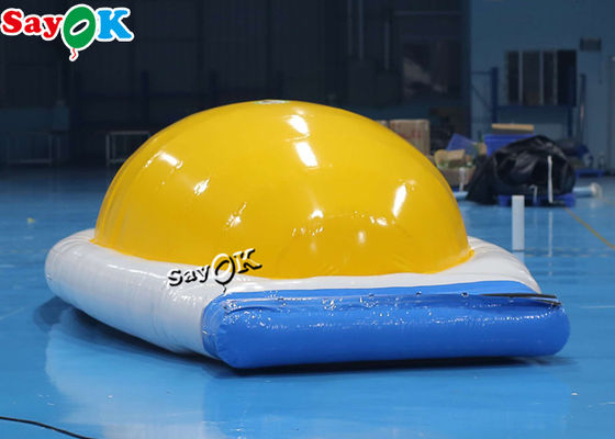 펌플 수구 노란색 흰색 0.9mm PVC 펌플 수구 장난감 장애물 코스 점프 붐핑 침대