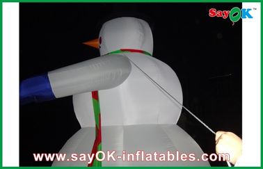 팽창식 크리스마스 눈사람 훈장을 점화하는 옥외 5m 거인