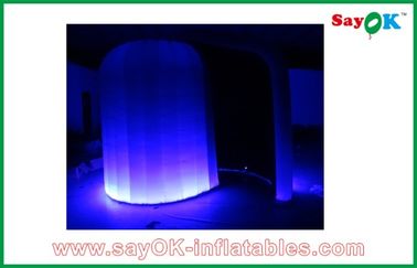 사진 부스 결혼식은 광고를 위한 화려한 돔 LED 라이트 맞춘 인플레이터블 제품을 기대어 세웁니다