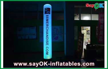 광고 LED 로고 인쇄를 가진 팽창식 점화 훈장 란 팽창식 기둥