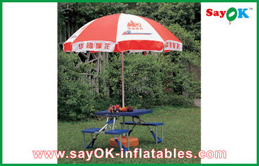 큰 태양 우산 UV 증명 사각형 2m 캔틸레버 파라솔을 주차하는 야드 캐노피 텐트