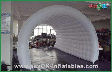 방수 하얀 부풀게할 수 있는 행사 공기 텐트, 주문 제작된 부풀게할 수 있는 터널 아웃웰 공기 텐트