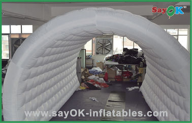 방수 하얀 부풀게할 수 있는 행사 공기 텐트, 주문 제작된 부풀게할 수 있는 터널 아웃웰 공기 텐트