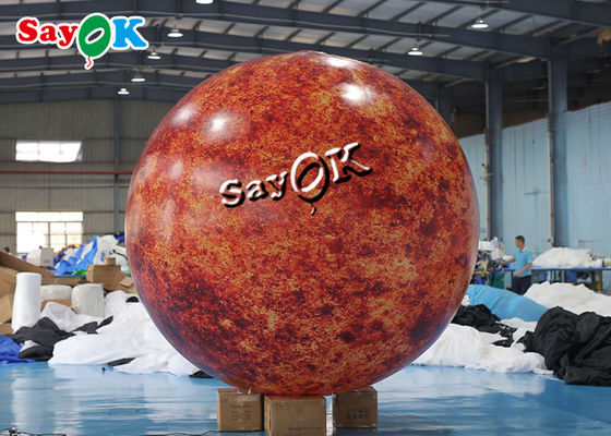 파티 밤 동안 해를 태우는 것 위로 콘서트 회장 부풀게할 수 있는 조명 장식 결정타