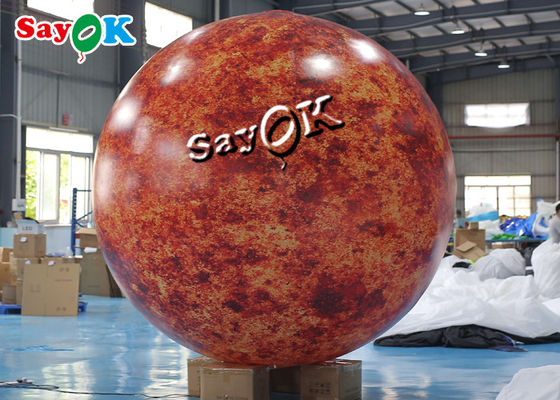 파티 밤 동안 해를 태우는 것 위로 콘서트 회장 부풀게할 수 있는 조명 장식 결정타