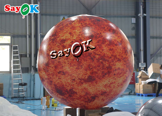 파티 밤 동안 해를 태우는 것 위로 콘서트 회장 부풀게할 수 있는 조명 장식 결정타