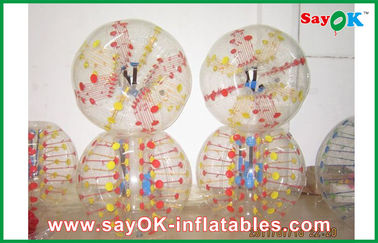 재미를 위한 다채로운 TPU 거품 공 0.6mm 1.5m DIA 팽창식 몸 풍부한 공