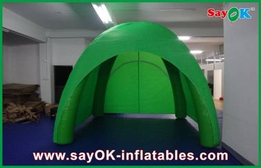 텐트를 야영시키는 태양 태양 돔 커버 텐트 엔클로수레엑시비션 그린 자이언트 사 부풀게할 수 있는 공기 텐트  / PVC 방수 시트