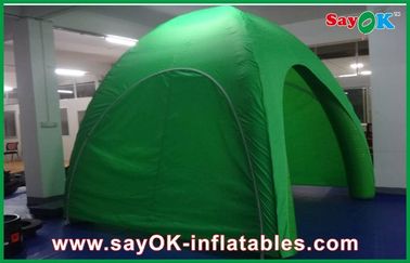 텐트를 야영시키는 태양 태양 돔 커버 텐트 엔클로수레엑시비션 그린 자이언트 사 부풀게할 수 있는 공기 텐트  / PVC 방수 시트