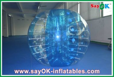 0.8mm PVC 팽창식 스포츠 게임, 투명하고/파란 풍부한 공
