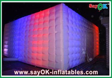 나이트클럽 광고 촉진 행사를 위한 LED 라이트와 L10 Ｘ W10m 부풀게할 수 있는 공기 텐트