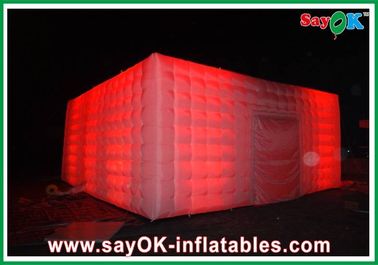 나이트클럽 광고 촉진 행사를 위한 LED 라이트와 L10 Ｘ W10m 부풀게할 수 있는 공기 텐트