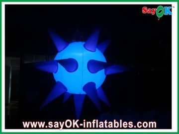 행사와 디스코를 위한 다채로운 빛과 LED 장식 부풀게할 수 있는 성게 스파이크 볼 모형