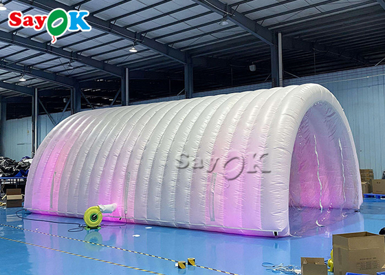 LED 라이트와 야외 돔 가지고 다닐 수 있는 구호 천막 소독 방 채널