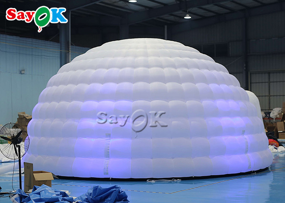 실내 활동가를 위한 하얀 디지털 부풀게할 수 있는 플라네타륨 계획안 돔 텐트