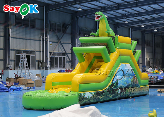 부풀이식 점핑 보너스 부풀이식 공룡 슬라이드 테마 부풀이식 물 슬라이드 9.3x2x3.5mH 로고 인쇄
