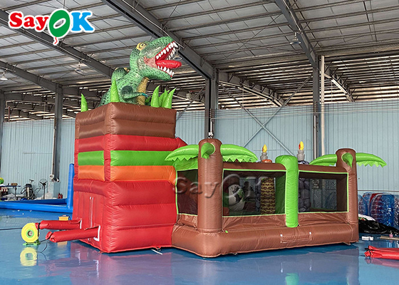 아이들 부풀게할 수 있는 도약 놀이공원 공룡 테마파크 바운시 캐슬