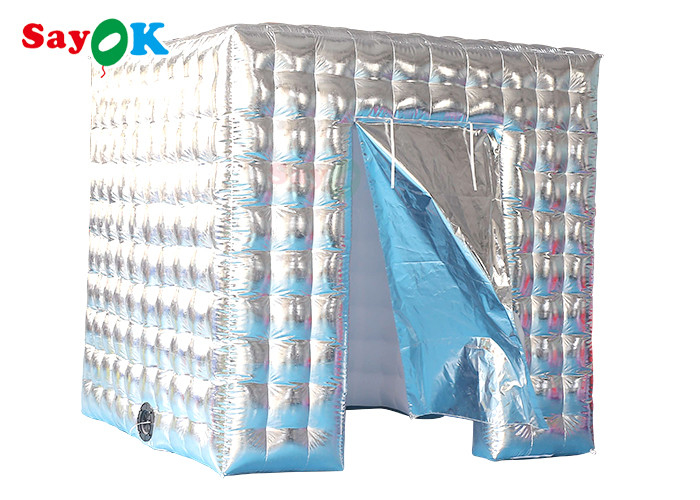 광고 공기벽 인플러블 사진 부스 리모콘 화이트 색