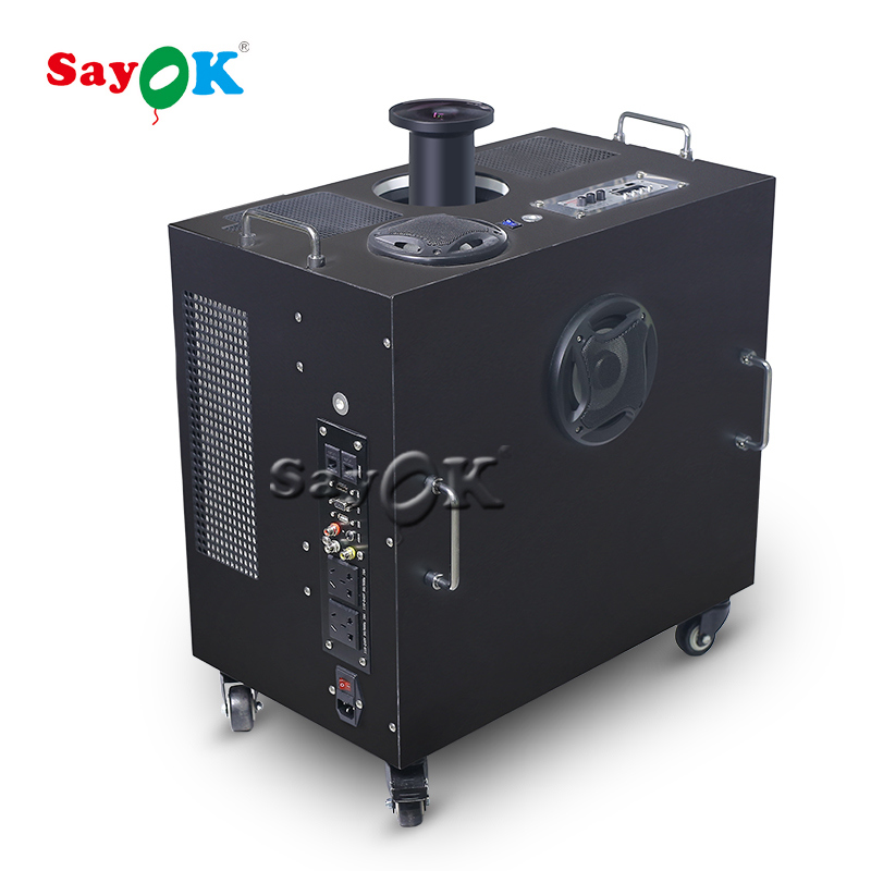 Sayok 6500LM 1년 보증과 HD 풀돔 프로젝션용 4개의 바퀴를 갖춘 휴대용 펌블 플라네타리움