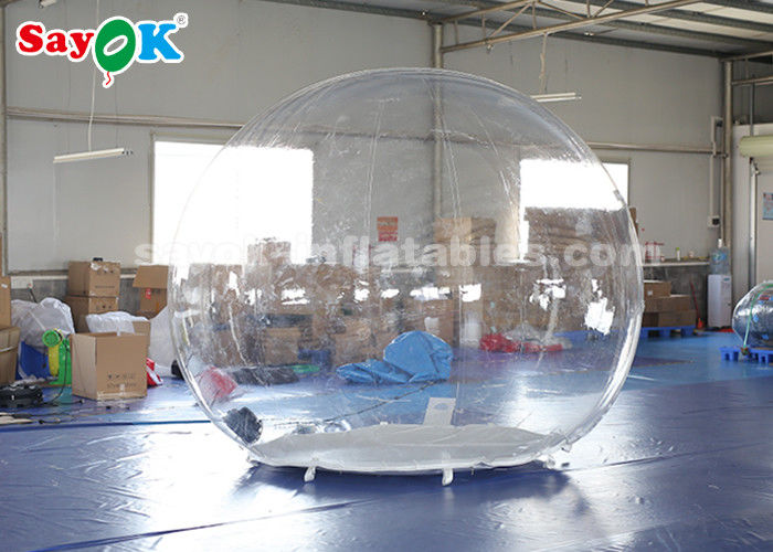 돔 펌플 텐트 투명 3m 펌플 에어 텐트 비 독성 불 - retardant 0.6mm PVC 물질