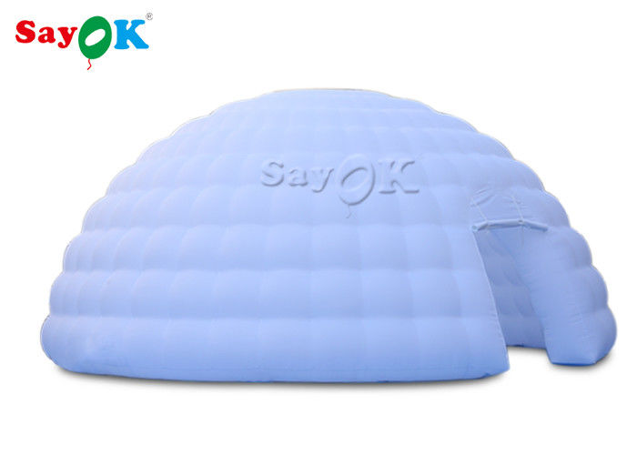 에어 텐트 캠핑 더블 스티칭 8m 화이트 펌플 에어 텐트 / 전시 이글루 돔 텐트