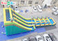 Large Multi Channel  PVC Inflatable Bouncer Slide With Pool