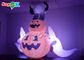 OEM Inflatable Holiday Decorations Halloween Decor Airblown Pumpkin Black Cat With White Ghost