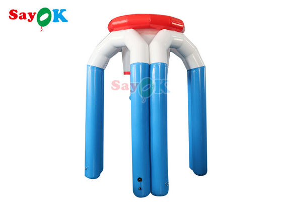 가족 놀이를 위한 거대한 던진 게임 부풀게할 수 있는 농구 골대