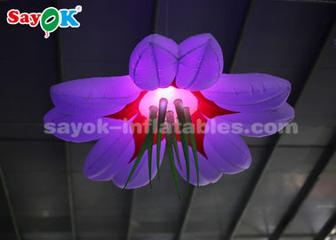 다채로운 1.5m 팽창식 LED 꽃을 거는 점화 훈장/파열
