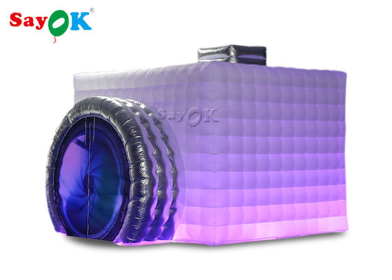 부풀게할 수 있는 파티 텐트 옥스퍼드 직물 부풀게할 수 있는 사진 부스 / 카메라는 결혼하기 위한 부풀게할 수 있는 큐브 텐트를 형성했습니다