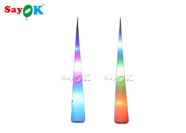 광고물을 위한 송풍기를 가진 다채로운 팽창식 점화 훈장 LED 콘