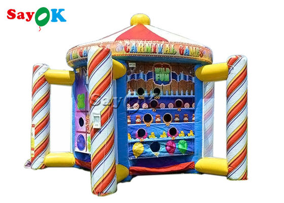 부풀게할 수 있는 난관 궁극적 스포츠 5 In1 카니발 부풀게할 수 있는 중도 다트판 토스 게임