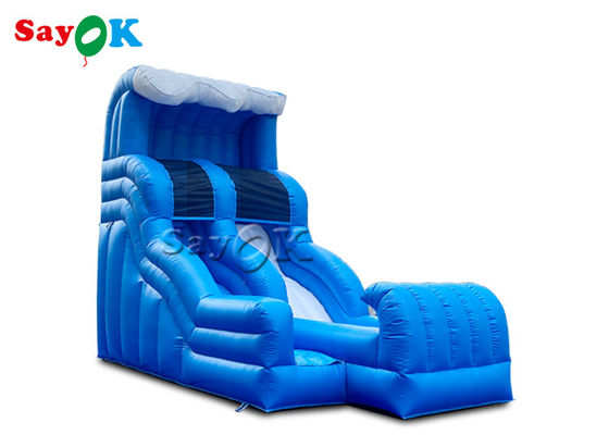워터 파크를 위한 야외 PVC 방수 시트 공기주입식 수영장 슬라이드