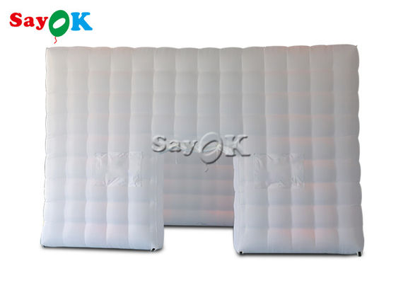 펌플 큐브 텐트 6.5m 21ft 펌플 에어 텐트 LED 튜브 라이트와 함께