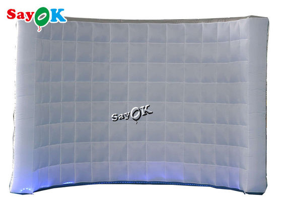 파티와 결혼하기 위한 전문적 포토 스튜디오 은 LED 라이트 배경 부풀게할 수 있는 사진 부스 벽 3x1.5x2.3mH