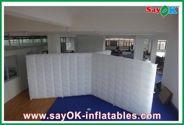 맞춤형 팽창 텐트 가족 공기 팽창 분단 벽 / 팽창 LED 라이트 결혼식 공동 벽