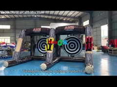 OEM 부풀이식 스포츠 게임 카니발 부풀이식 도끼 던지기 다트 도끼 던지기 이중 경로