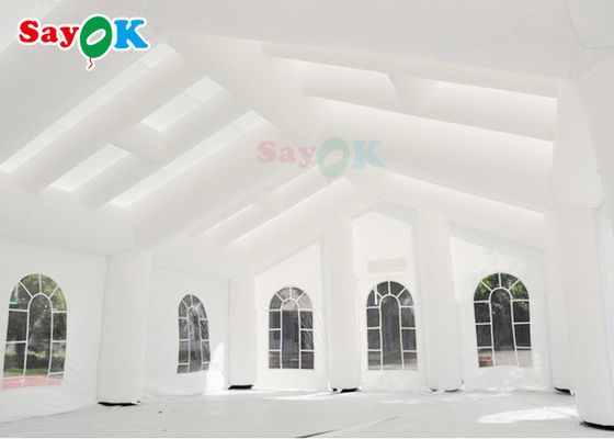 펌플 하우스 텐트 LED 컬러 큐브 펌플 웨딩 텐트 블로 업 버블 캠핑 텐트