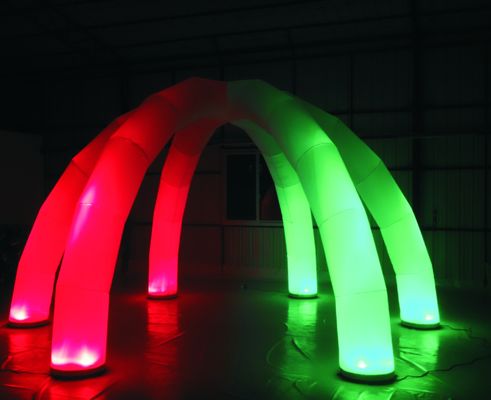 휴대용 전시 마케이 펌플 텐트 사용자 지정 돔 스파이더 텐트 광고 펌플 스파이더 텐트 야외 행사